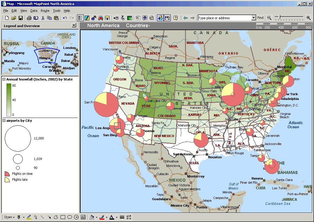 microsoft mappoint north america 2004